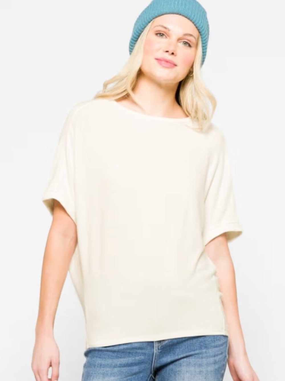 Michael Stars Verna Dolman Sleeve Knit Top, Medium